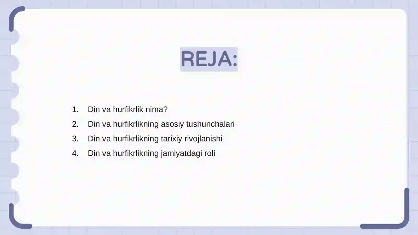 Din va hurfikrlik 2
