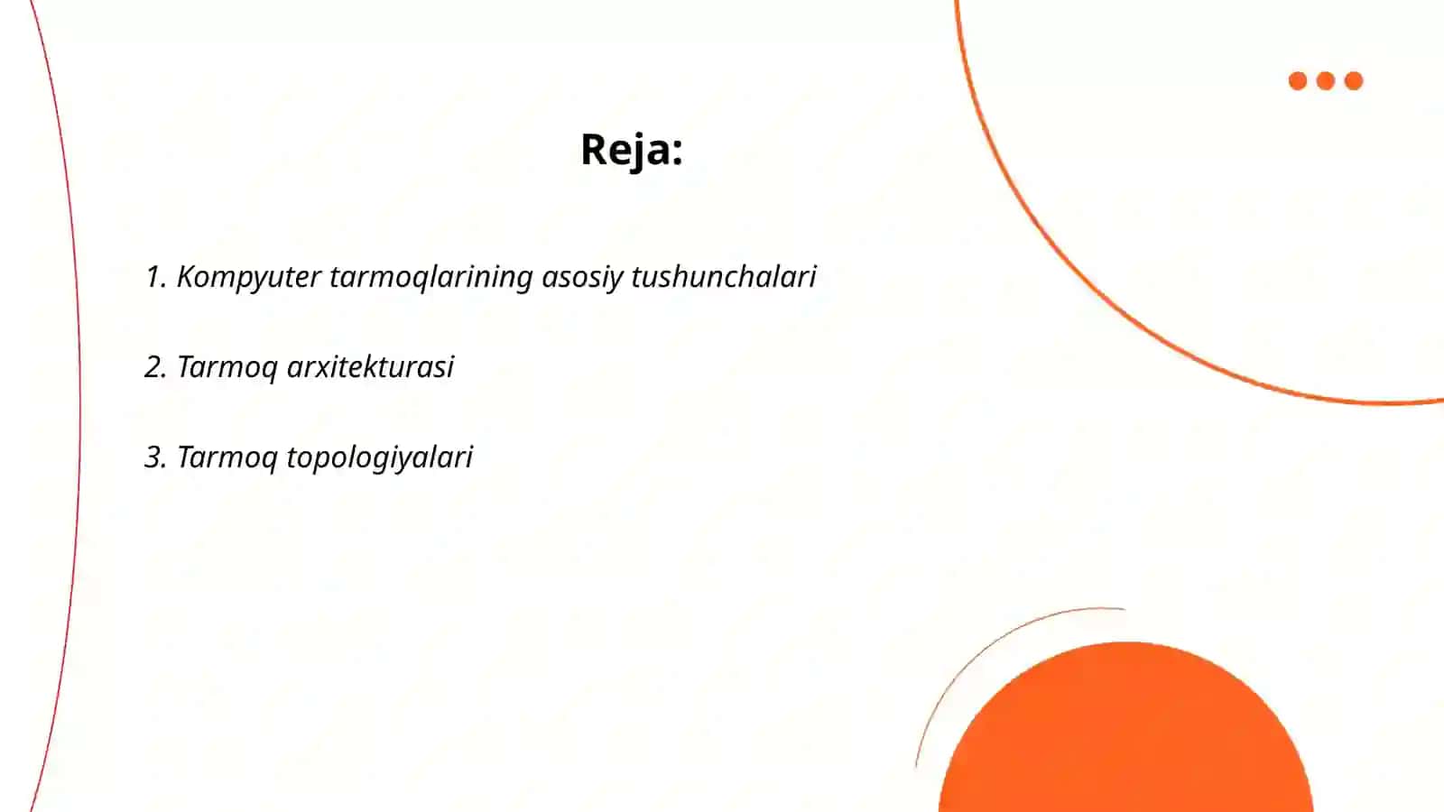 Kompyuter tarmoqlari uning asosiy tushunchalari va turlari 2