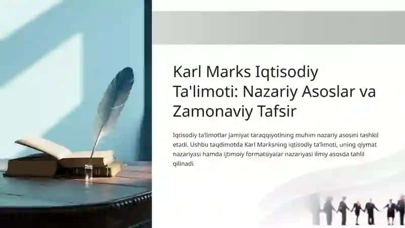 Karl marks Iqtisodiy  talimoti 2