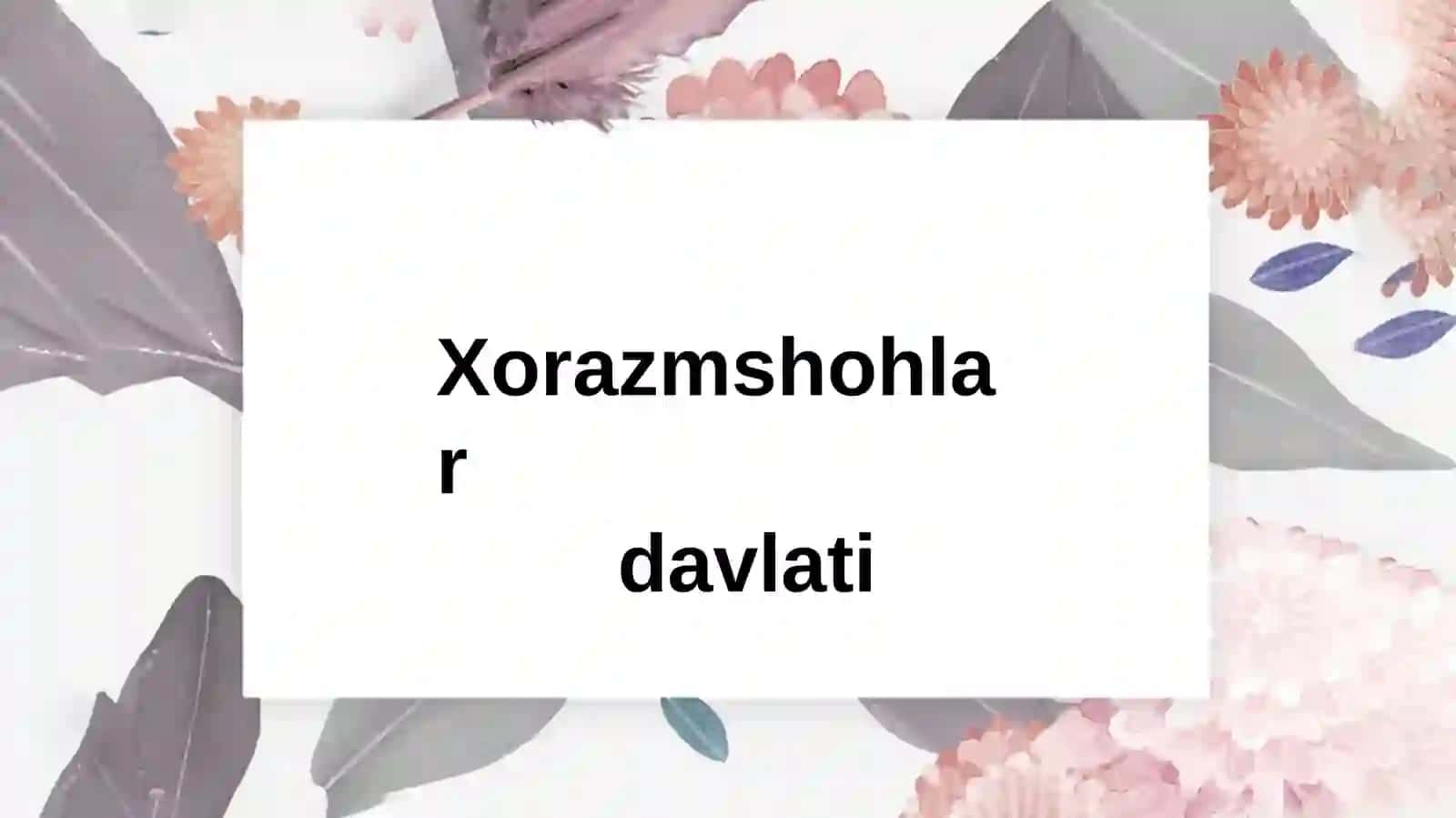 O'zbekiston yangi tarixi fanidan mustaqil ishi 2