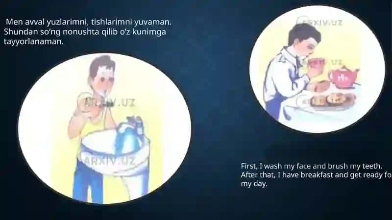 Ingliz tili kun tartib 2