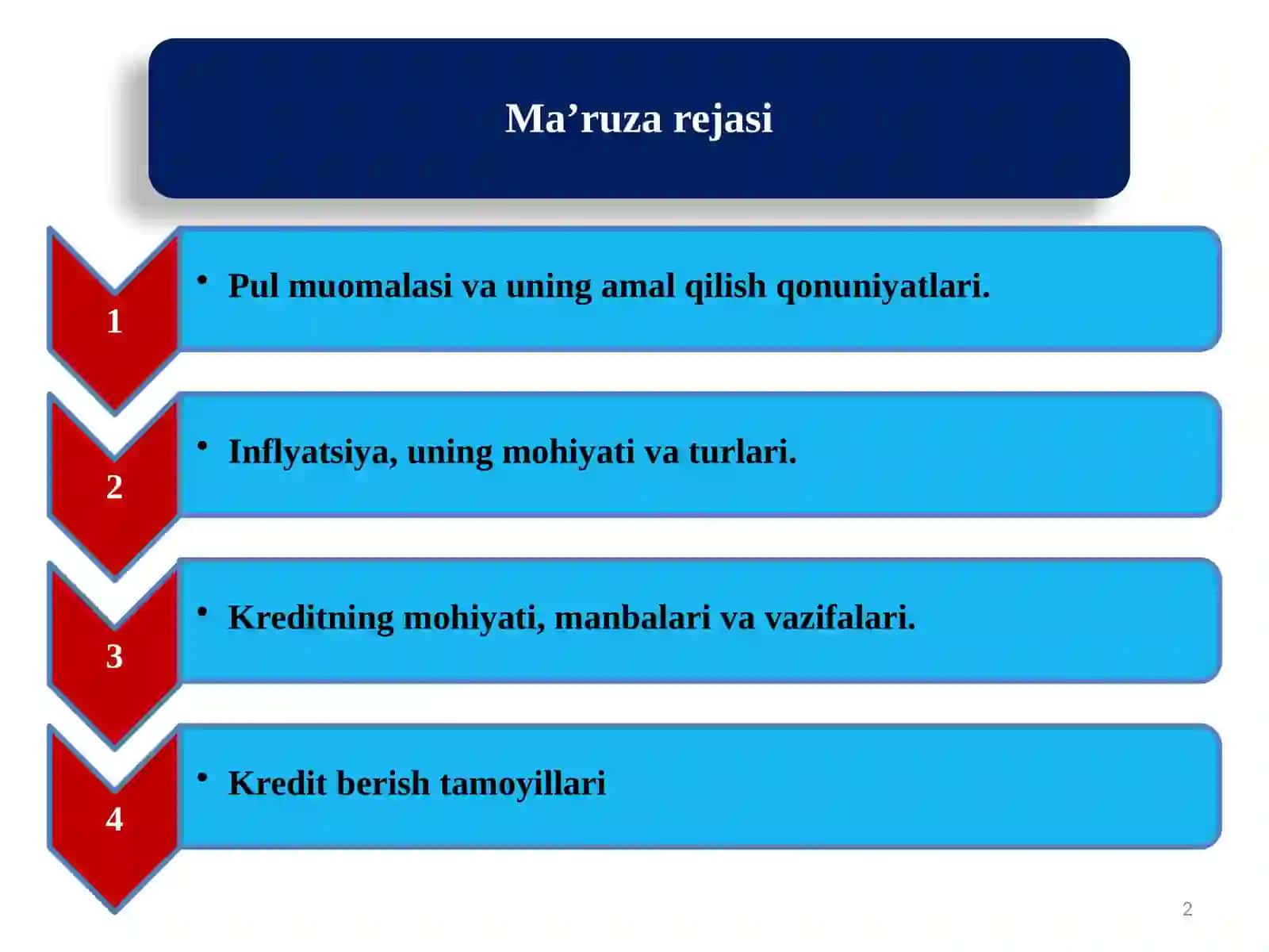 Iqtisodiyot nazariyasi 2