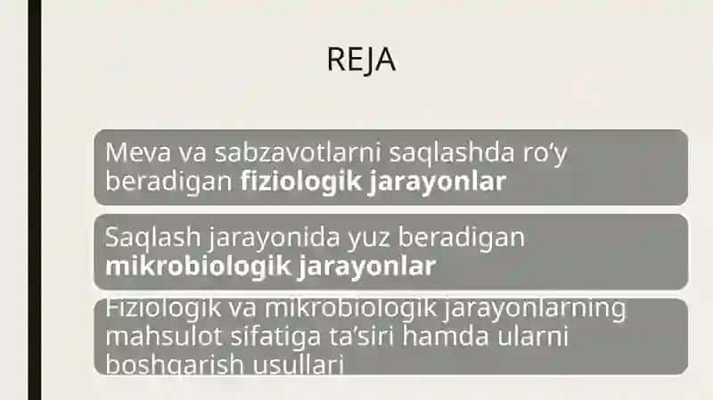Mevavasabzavotlarnisaqlashdaro’yberadiganfiziologikvamikrobiologikjarayonlar 2