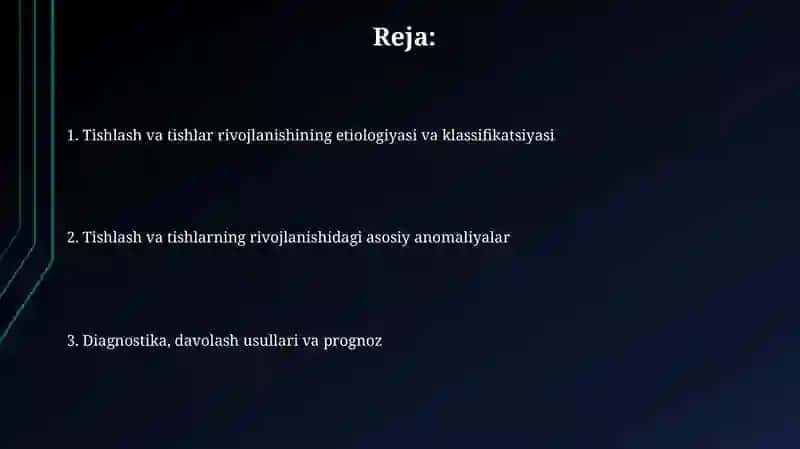Tishlash va tishlarning rivojlanishida uchraydigan anomaliyalar 2