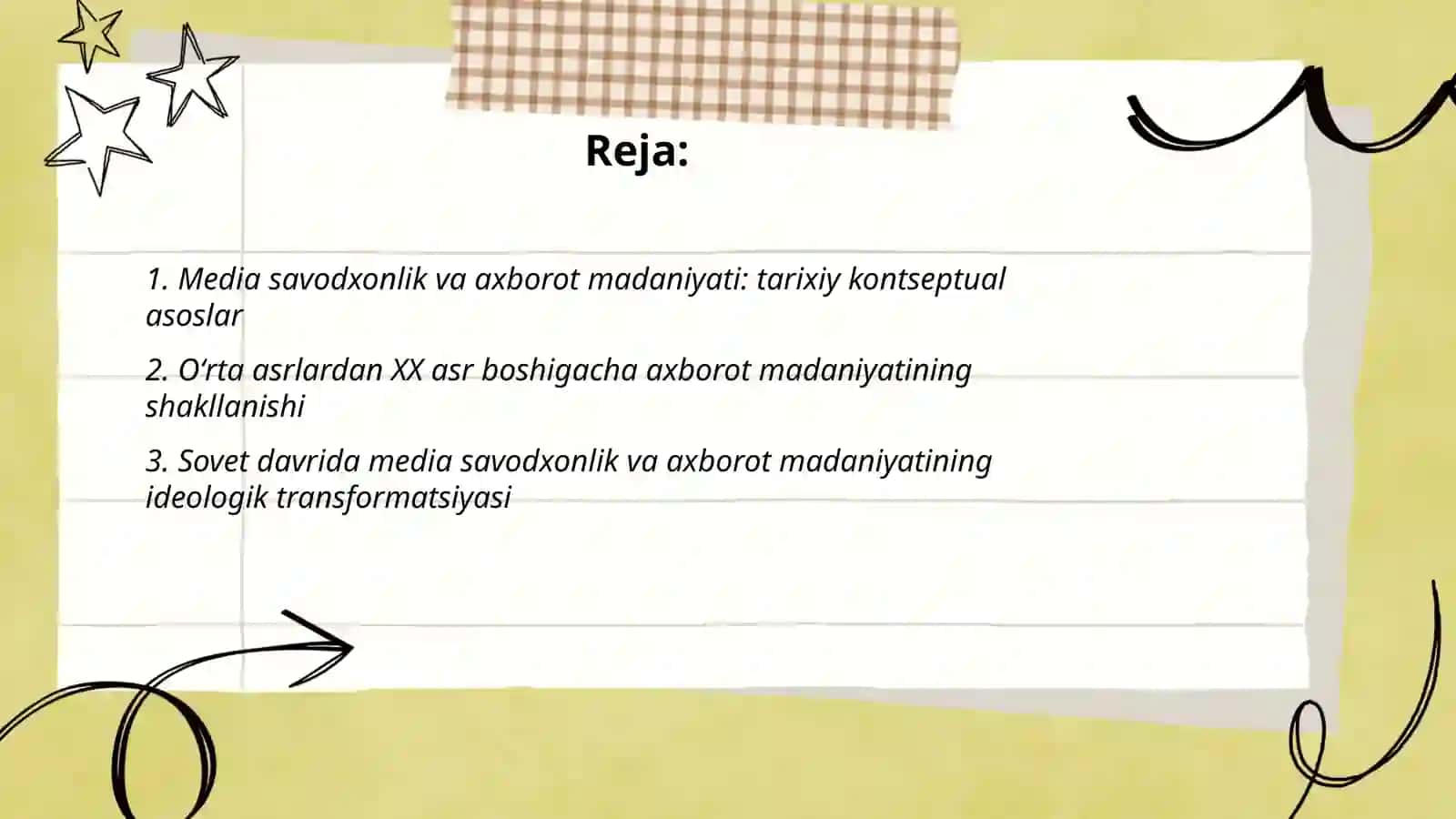 Media savodxonlik va axborot madaniyati tarixiy evalutsiyasi 2