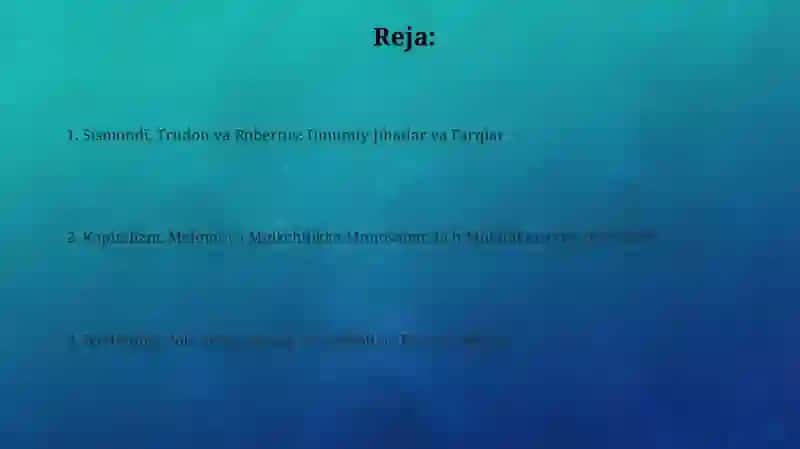 Sismondi, Trudon va Robertus: Umumiy Jihatlar va Farqlar 2