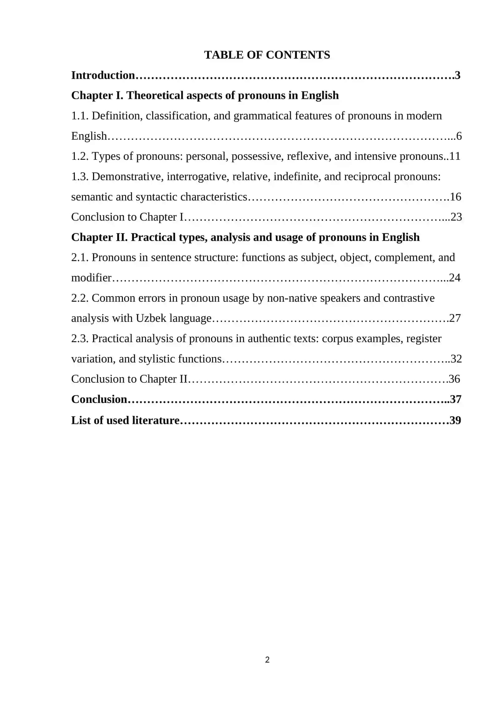 Pronouns in english 2