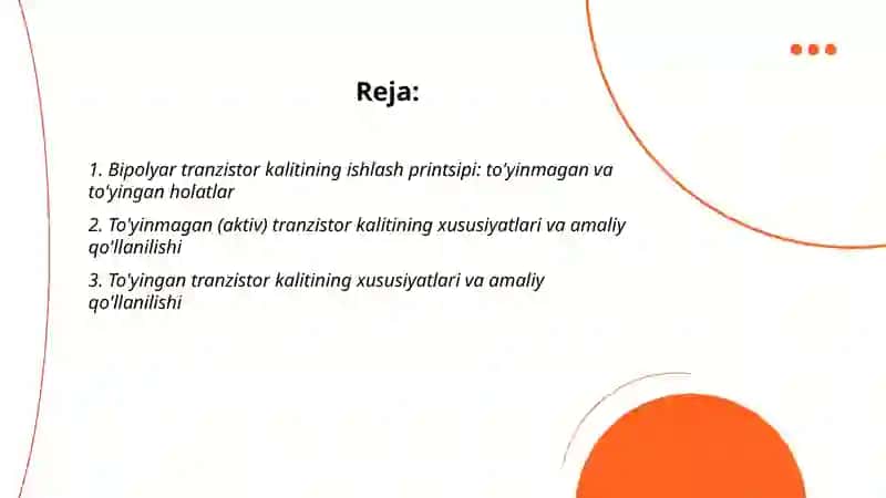 Bipolyar tranzistor kalitlar 2