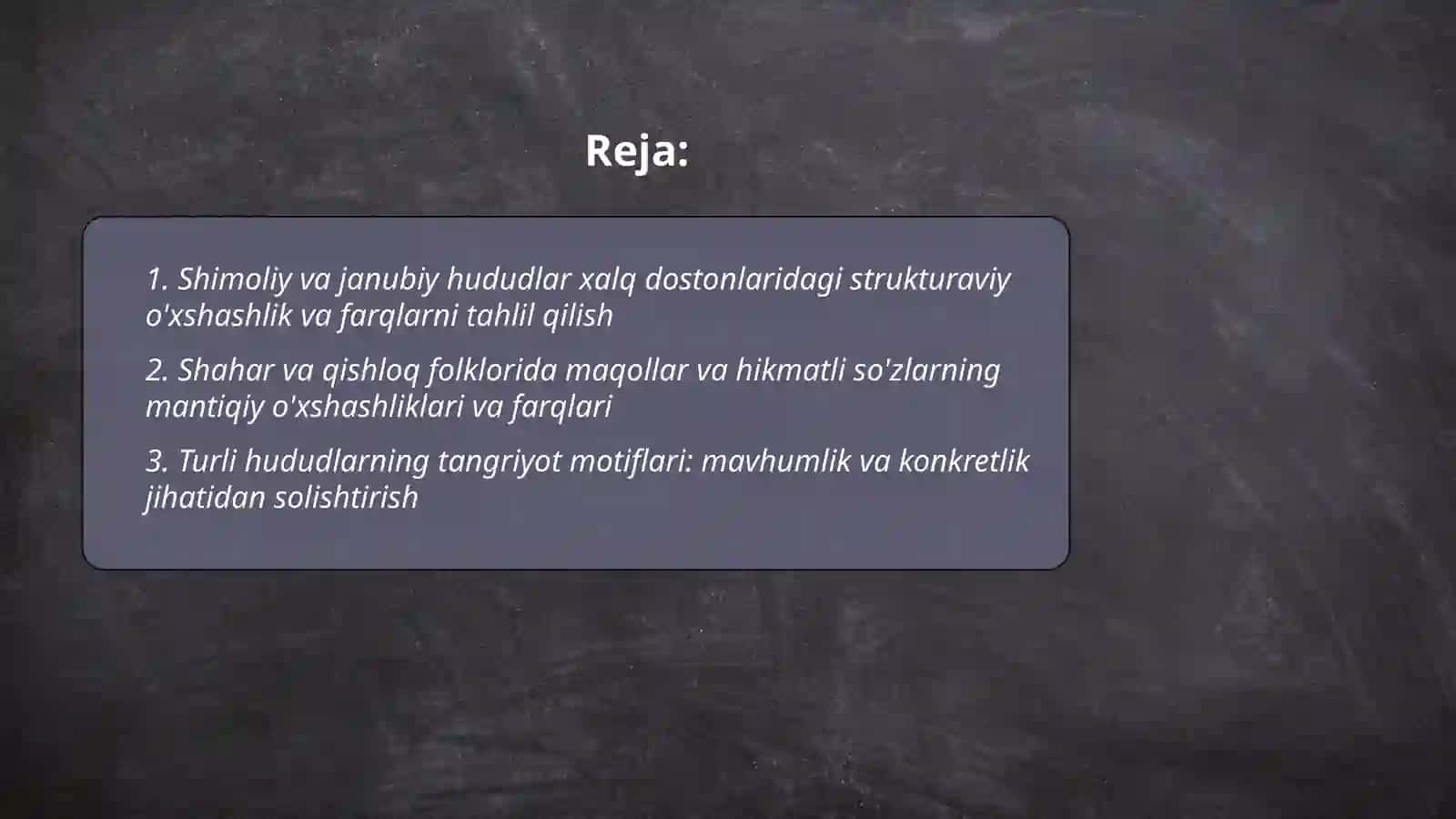Xalq og'zaki ijodi tahlili 2