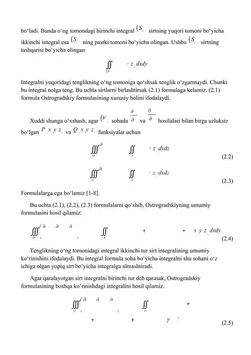Uch karrali integrallar 2
