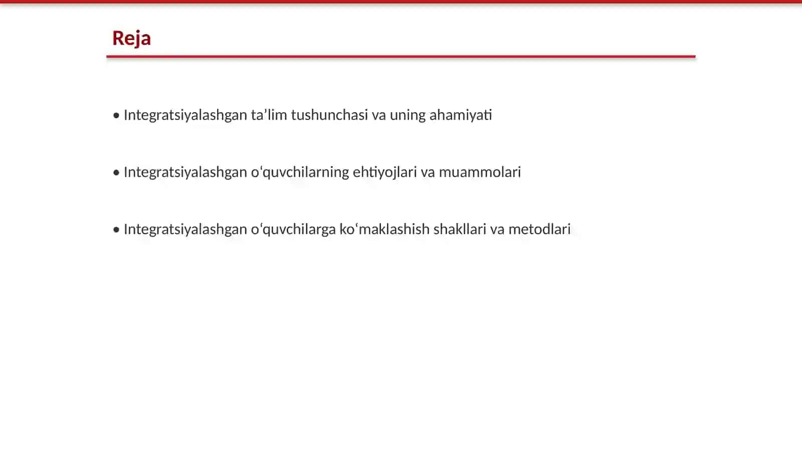 Integratsiyalashgan o'quvchilarga ko'maklashishni tashkil etish 2