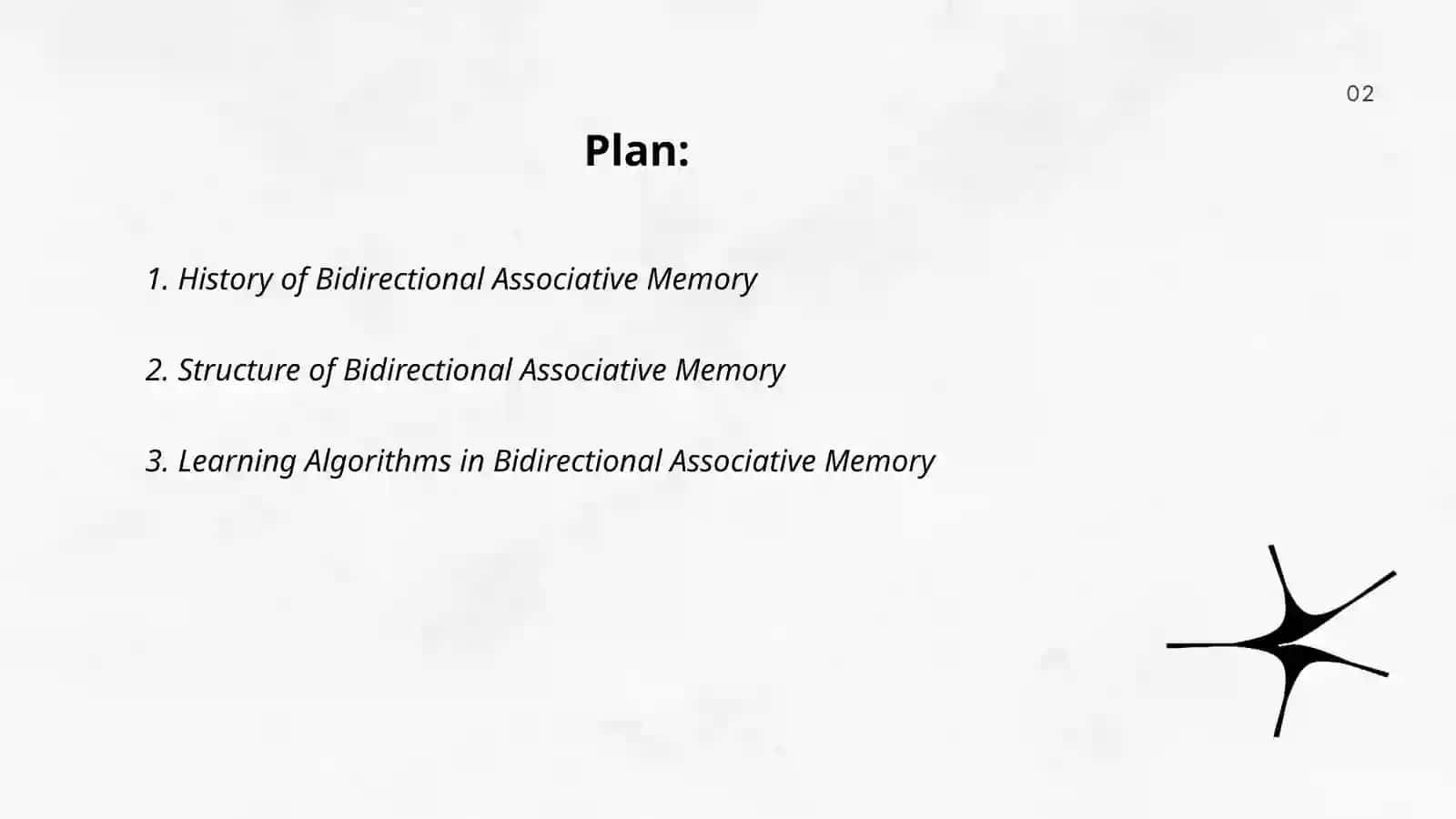 Bidirectional Associative Memory 2