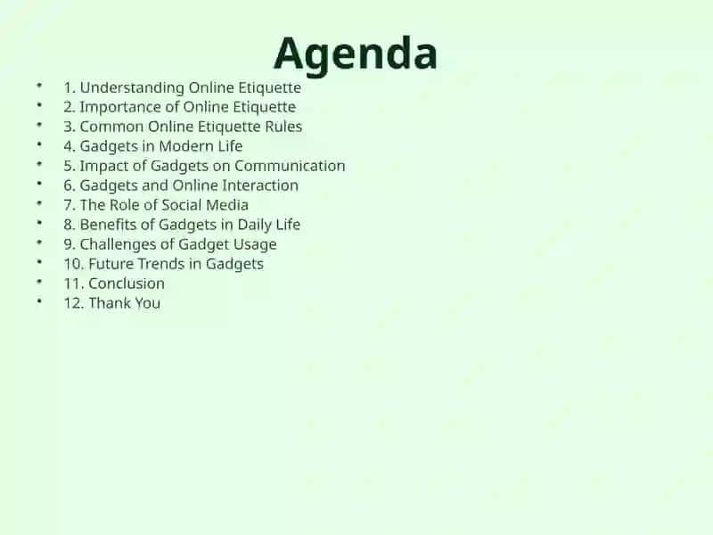 Online Etiquette and Gadgets in Our Life 2