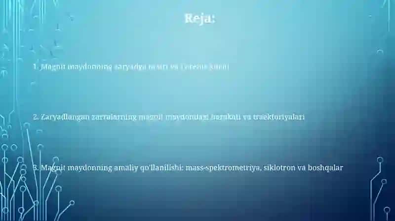 Magnitmaydonningzaryadgata’siri 2