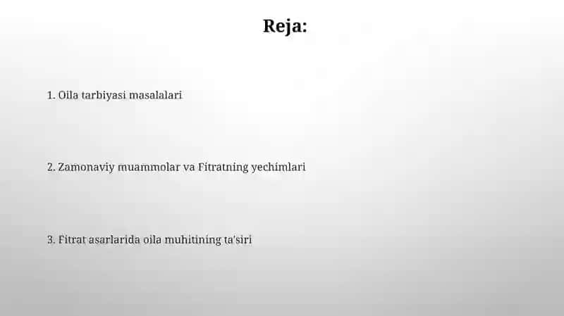 Abdurauf Fitrat asarlarida oilaviy tarbiyaviy masalalari 2
