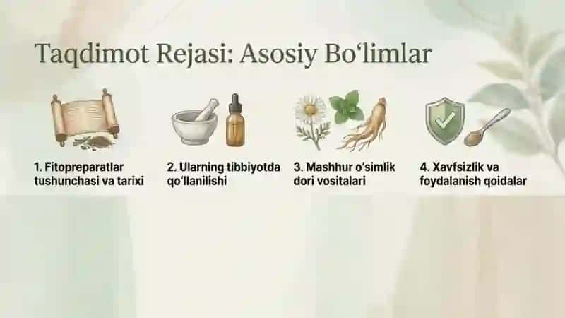 Fitopreparatlar va ularning qo‘llanilishi 2