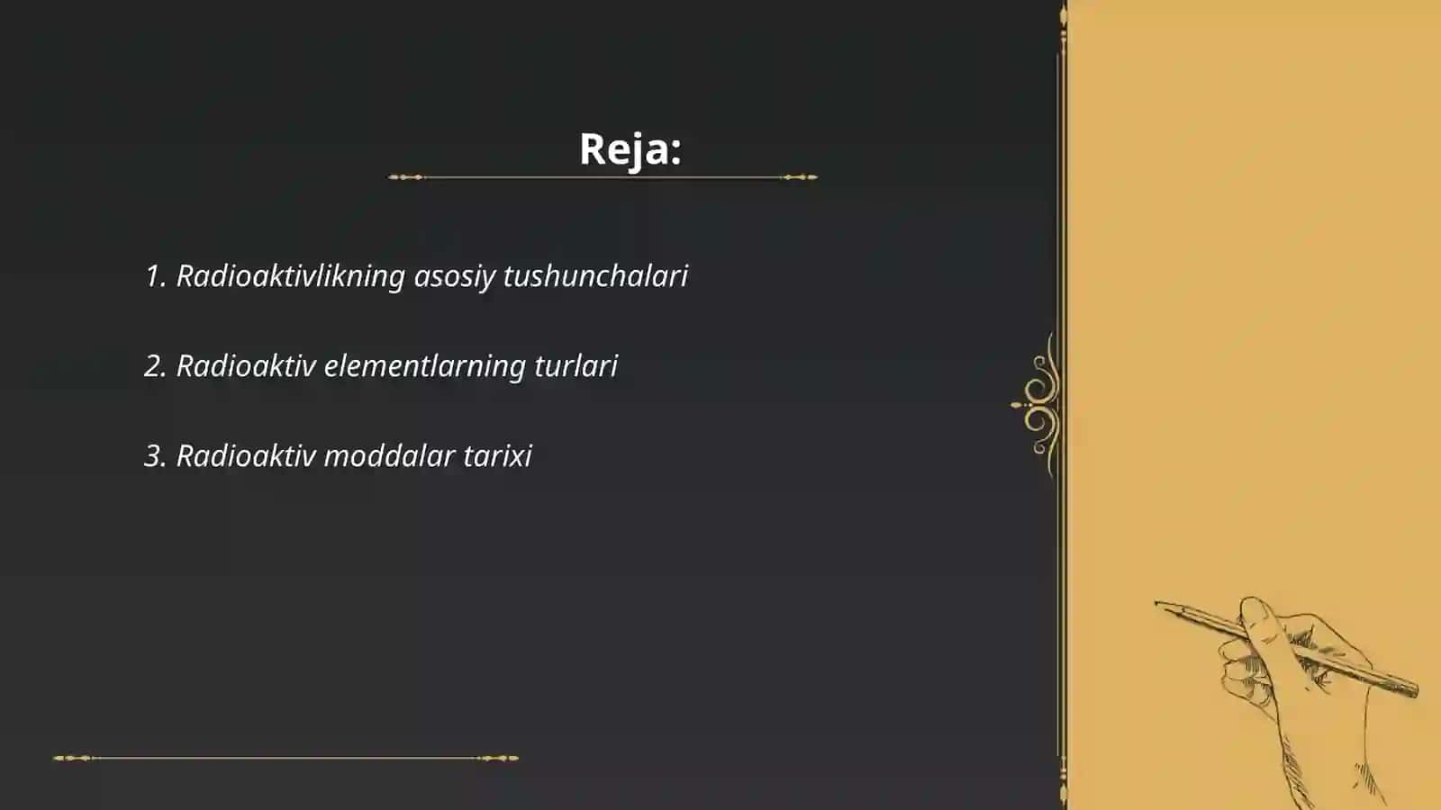 Radioaktiv elementning kashf etilishi 2