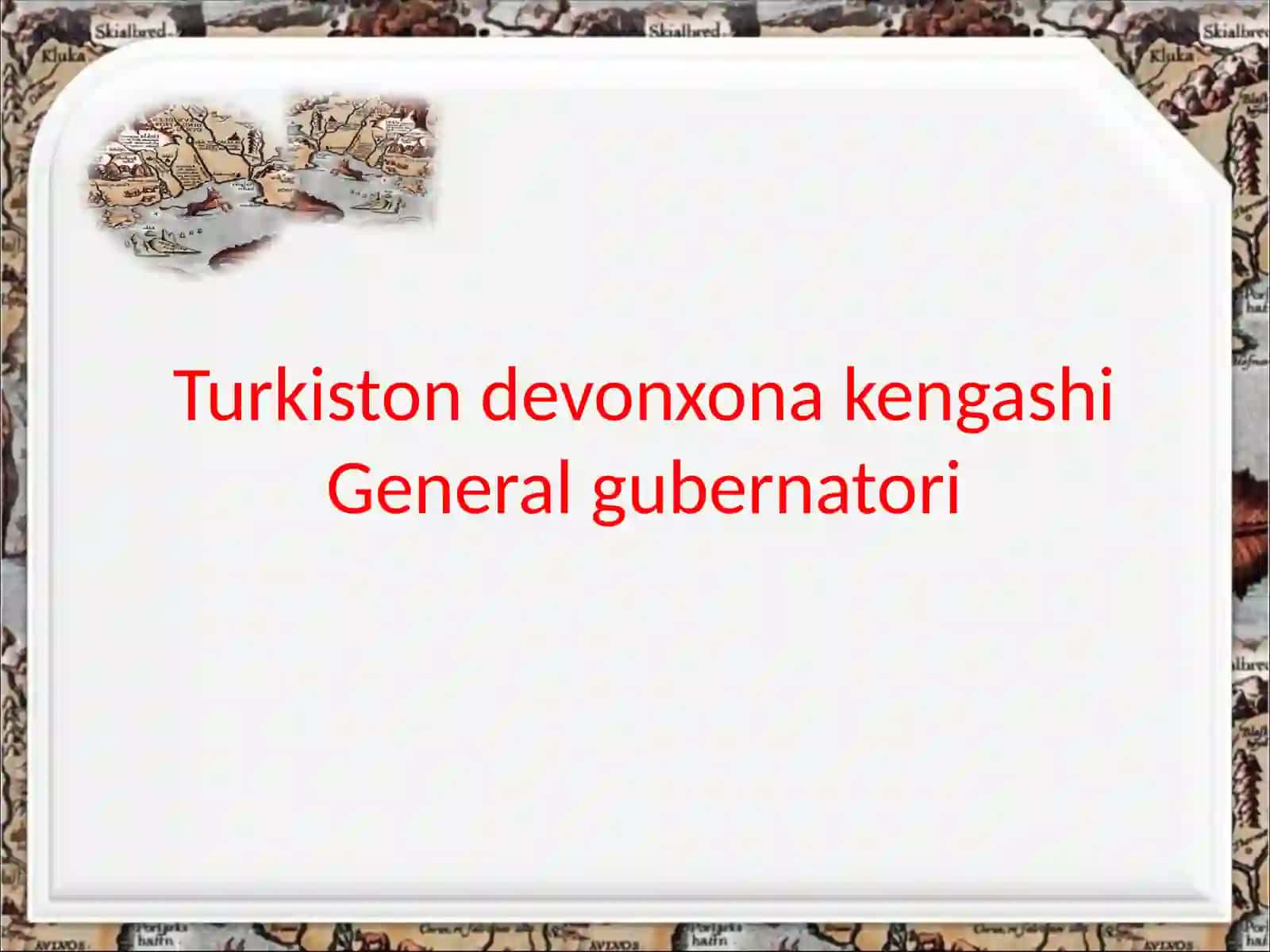Xin Turkiston General-Gubernatorlik Davlat Shurasi Tarixi 2