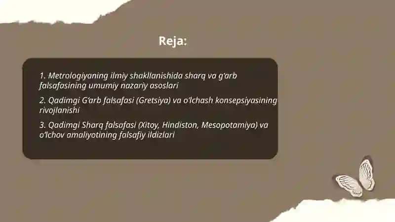 Metrologiyaning fan sifatida shakllanishida sharq va g‘arb falsafasining tutgan о‘rni 2