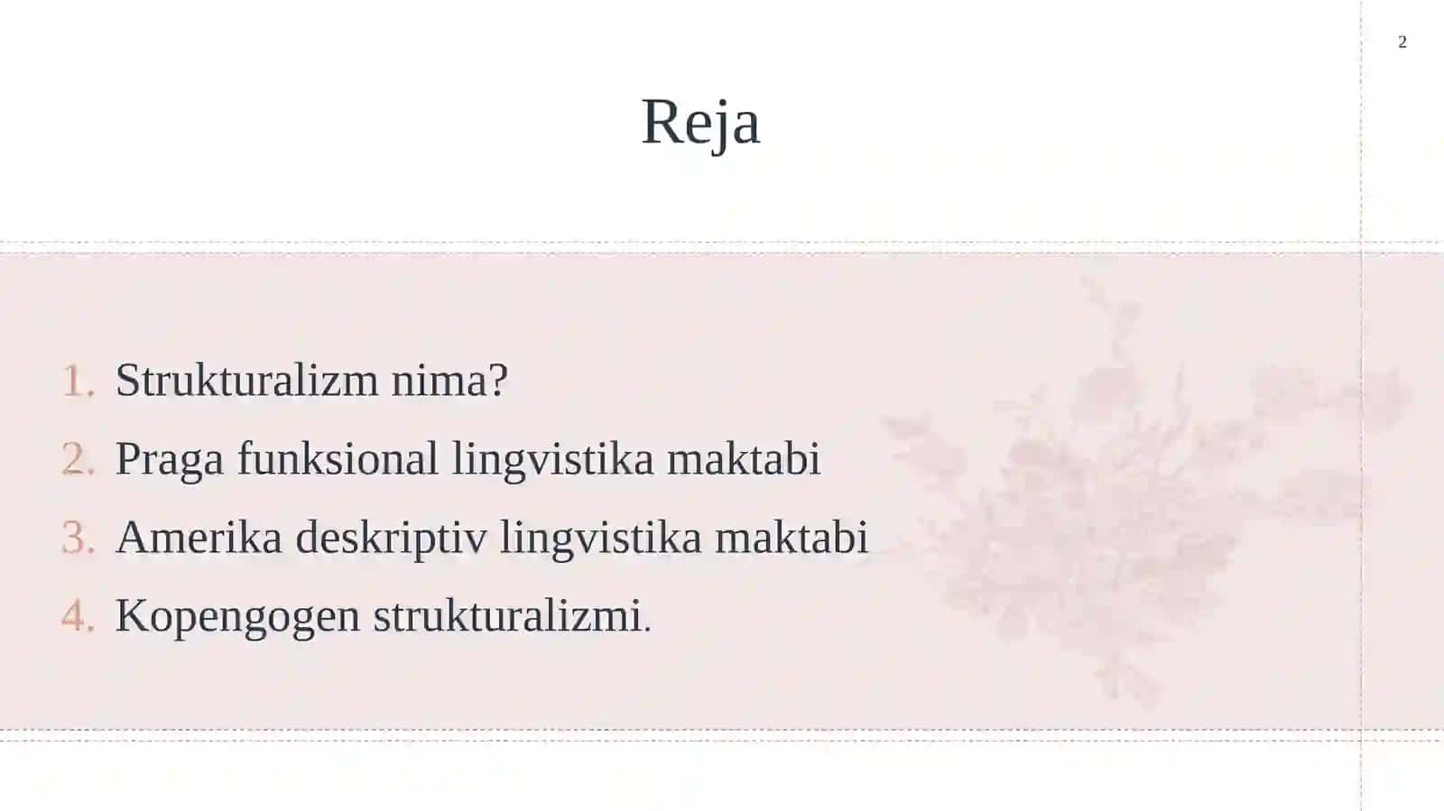 Tilshunoslikda strukturalizm yo’nalishi 2