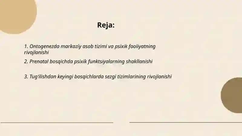 Hayvonlarning psixik faoliyatini ontogenezda rivojlanishi 2