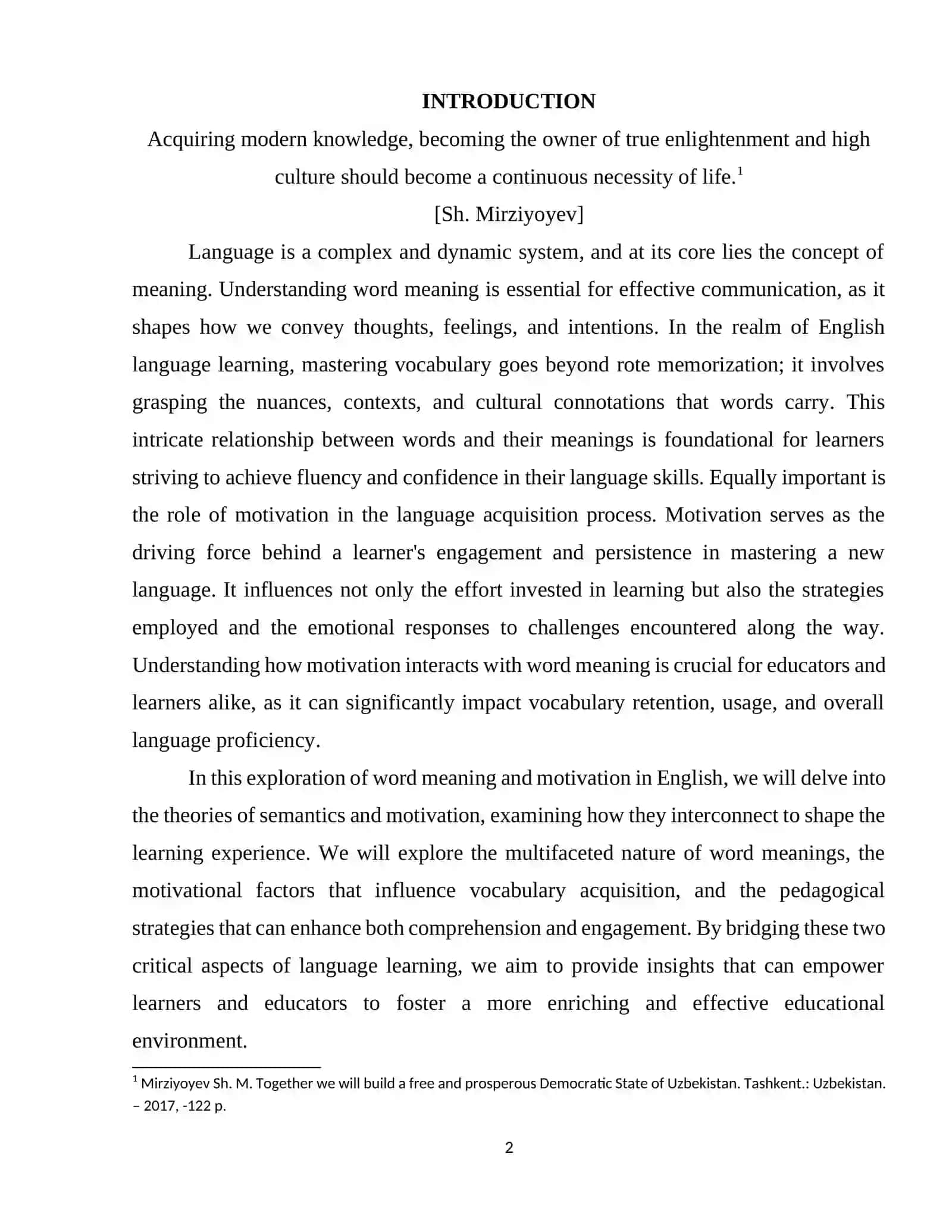 WORD MEANING AND MOTIVATION IN ENGLISH 2