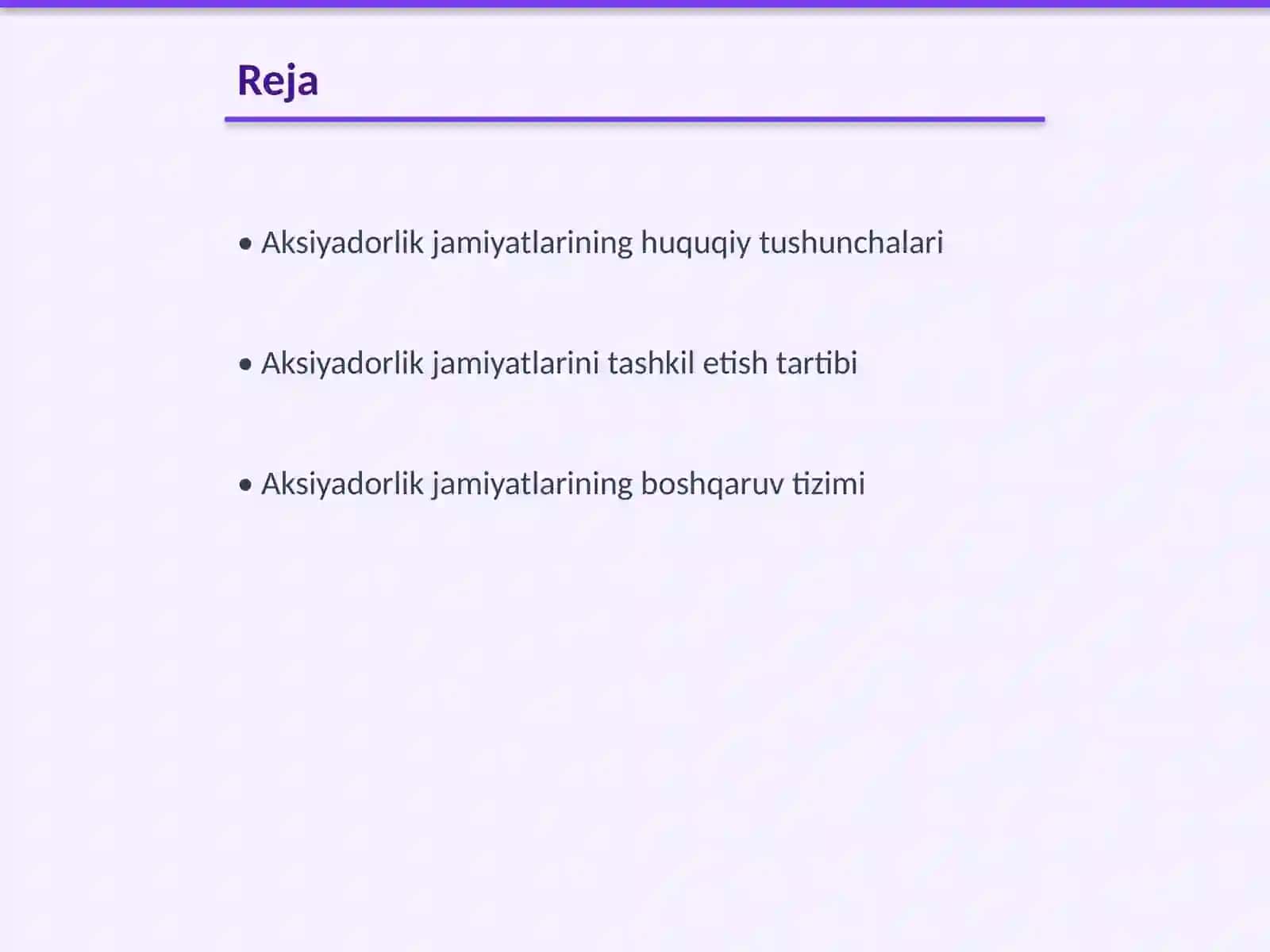 Aksiyadorlik jamiyatlarining tshkiliy huquqiy asoslari 2