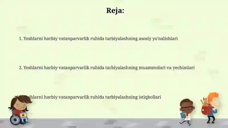 Yoshlarning harbiy vatanparvarlik tarbiyasiga rahbarlik 2