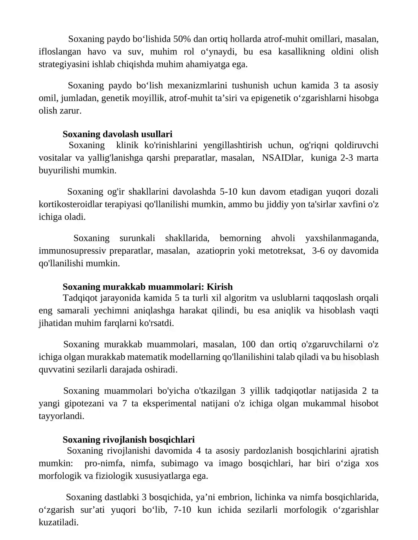 Sohaning dolzarb muammolariga baģishlangan ilmiy maqola ustida ishlash 2