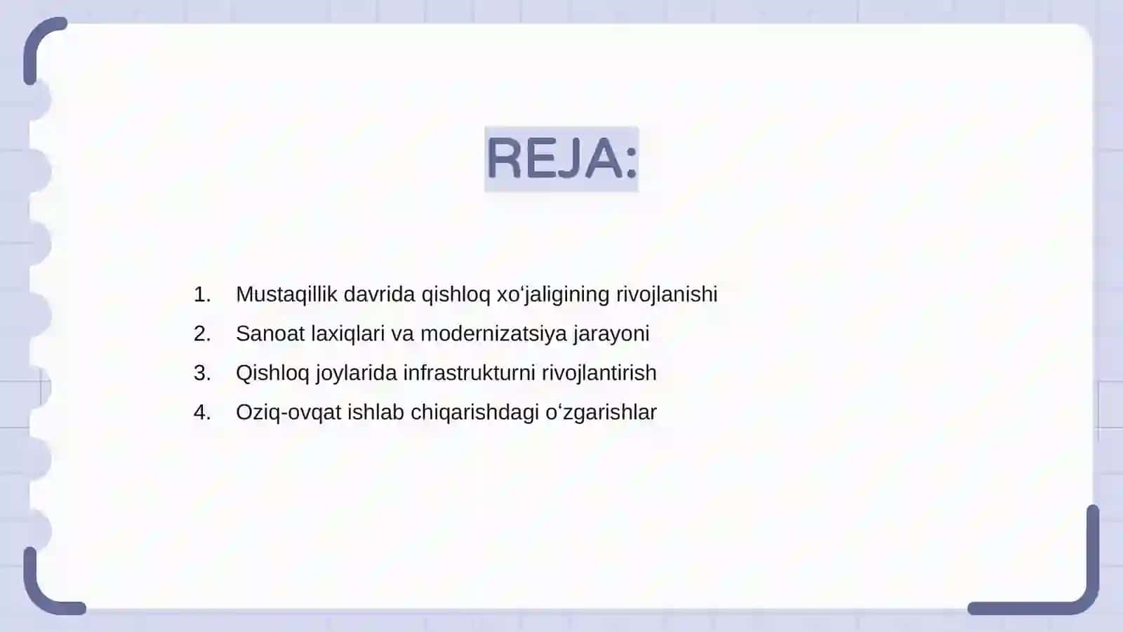 Mustaqillik yillarida qishloq xoʻjaligi va sanoat sohasidagi oʻzgarishlar 2