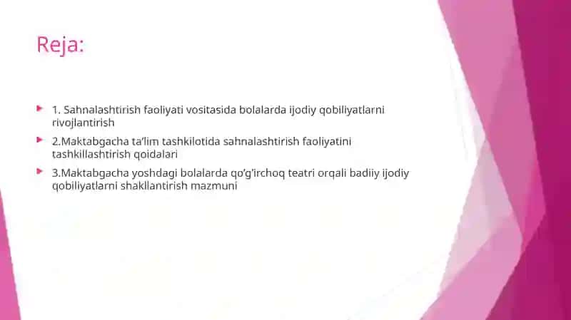 SAHNALASHTIRISH FAOLIYATI JARAYONIDA BOLALARDA IJODKORLIKNI RIVOJLANTIRISHNING O`ZIGA XOSLIGI 2