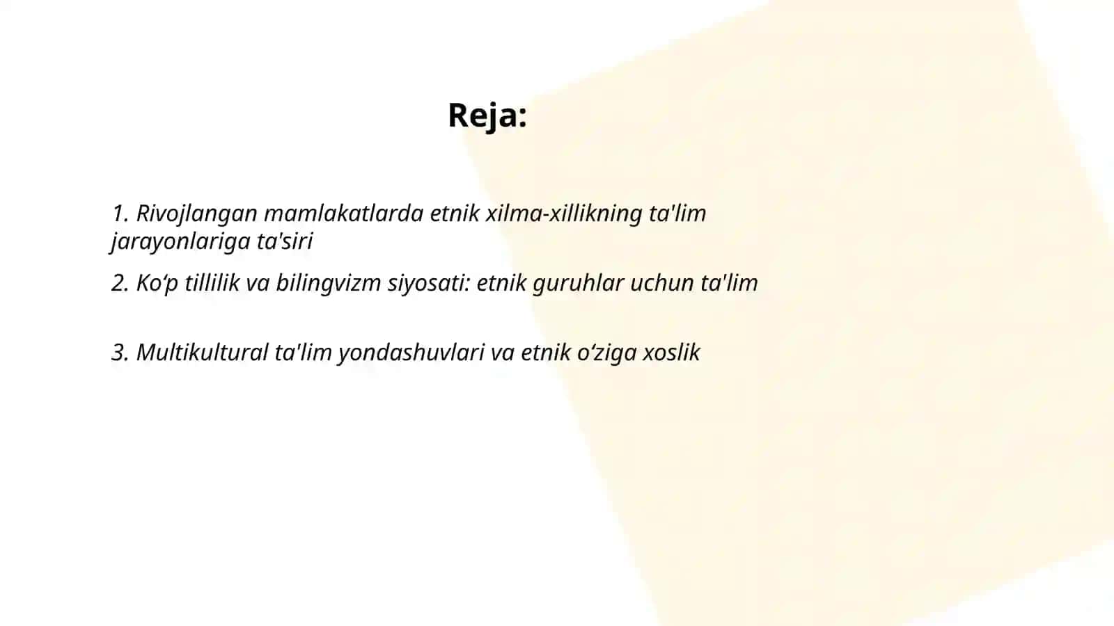 Jaxonning rivojlangan mamlakatlarda tarbiyaviy jarayonlarning etnik xususiyatlari 2