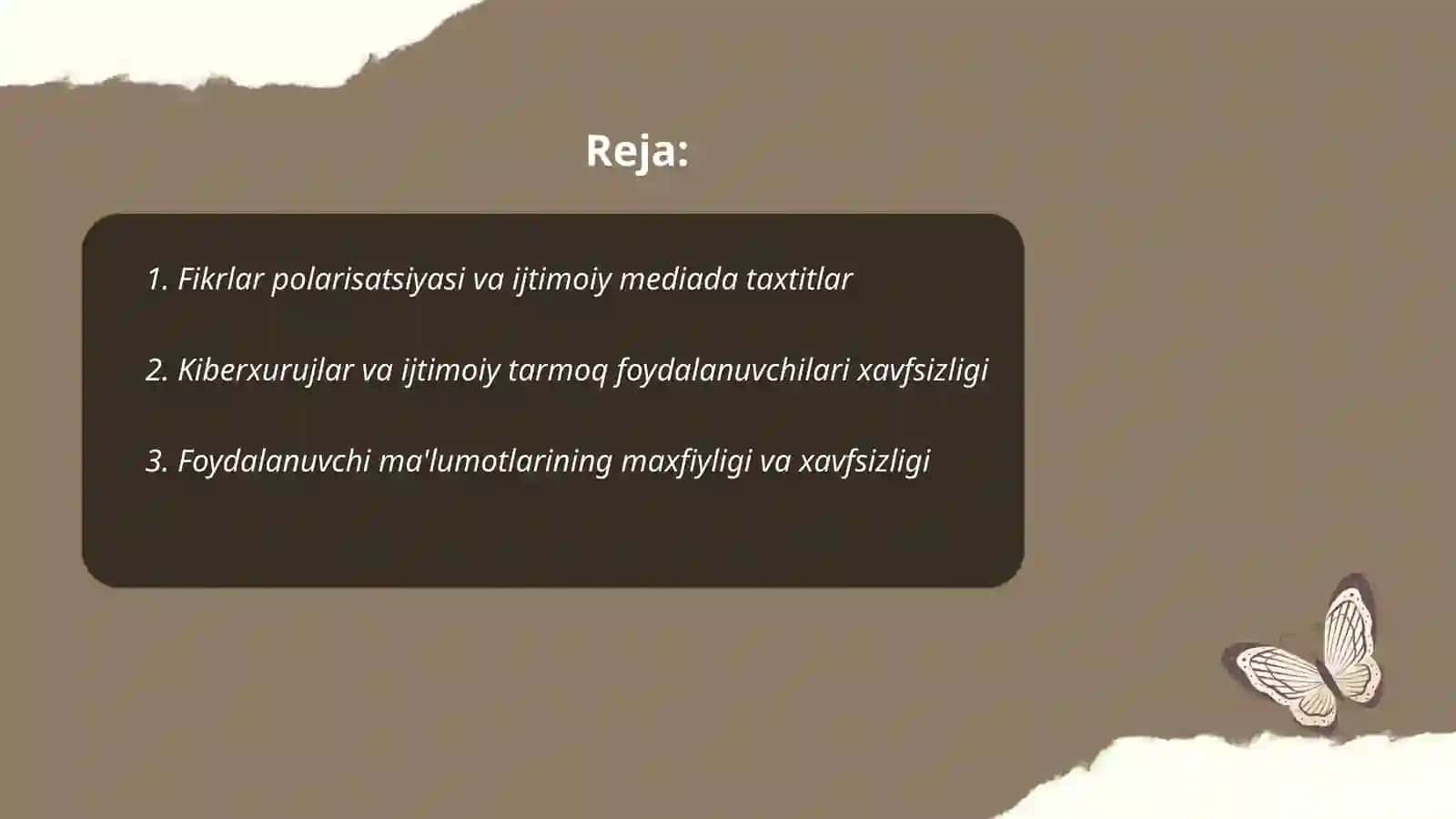 Ijtimoiy mediada taxtitlar, xurujlar va xavf-xatarlar 2