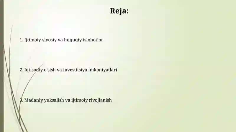 Ijtimoiy-siyosiy va huquqiy islohotlar 2