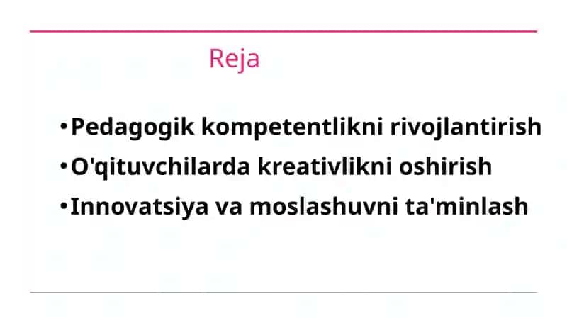 Pedagogik kompetenlik va kreativlikni shakllantirish 2