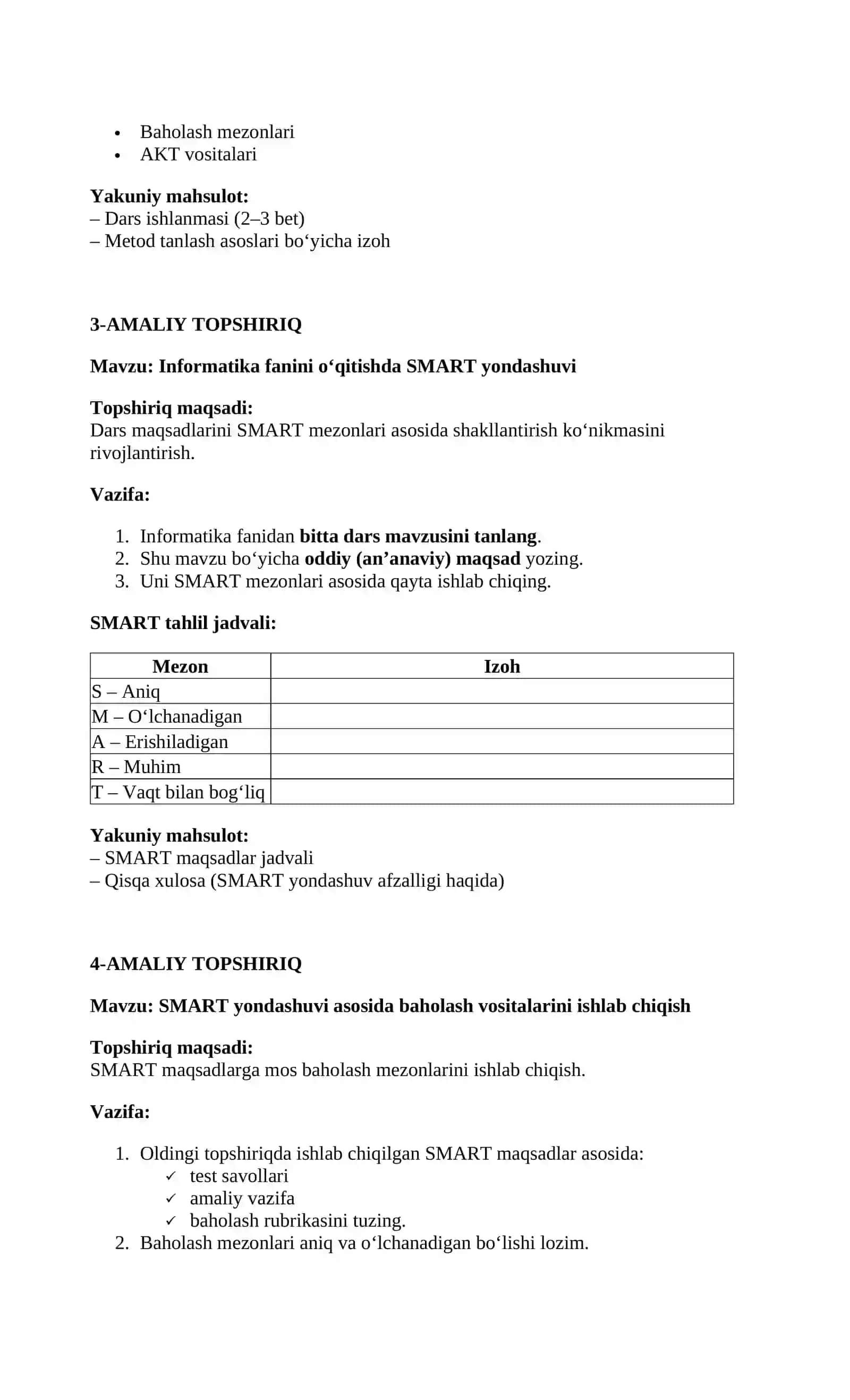 Rivoj‘langan davlatlarda informatika va AT fanining mazmuni 2