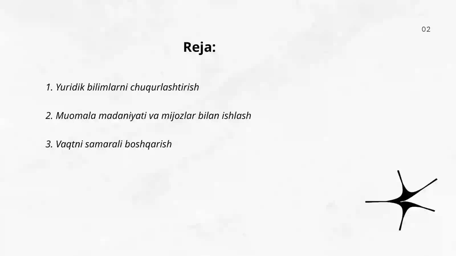 Yuristlarning shaxsiy rivojlanishi 2