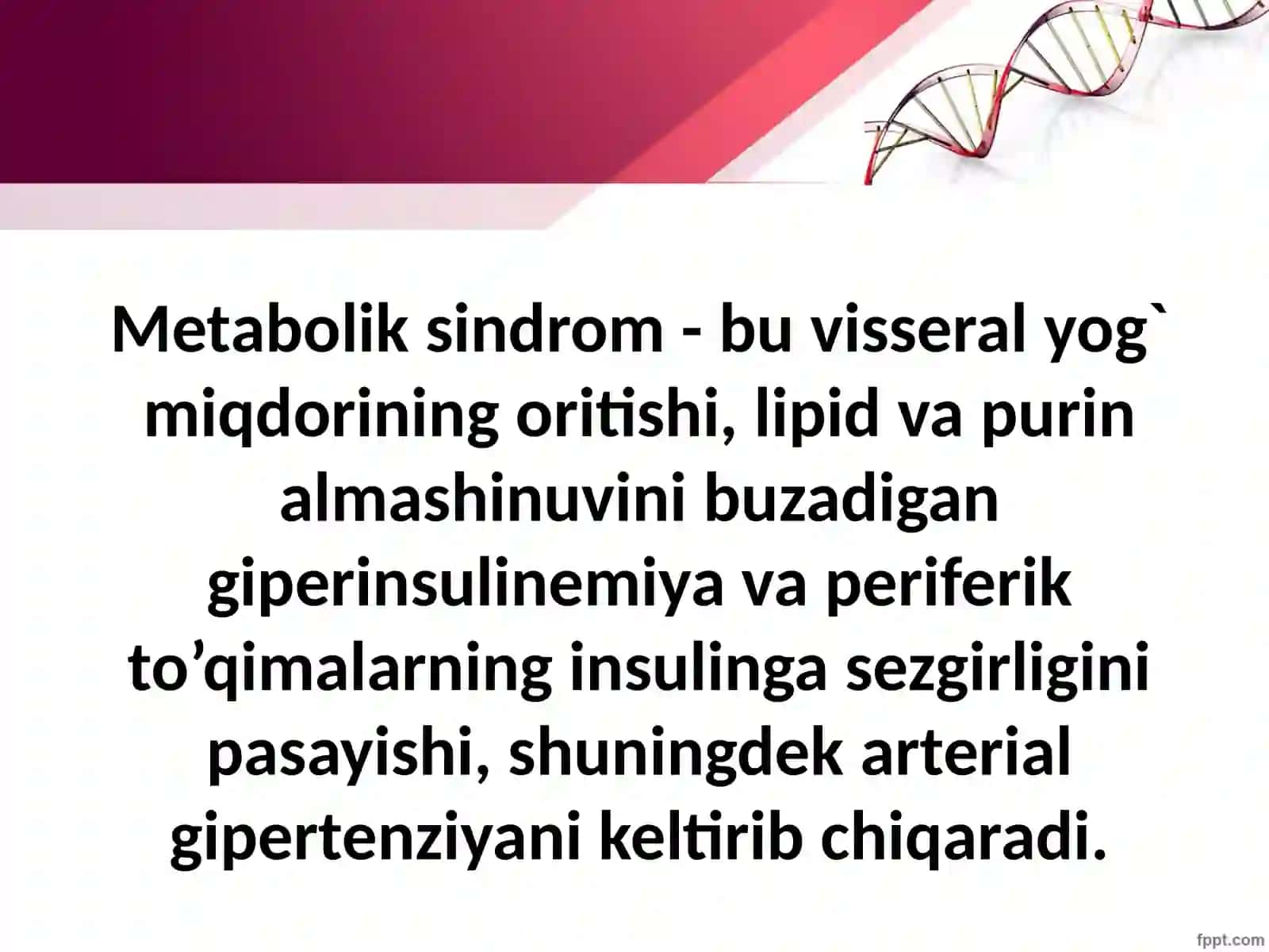 METABOLIK SINDROM. BARIATRIK XIRURGIYA 2