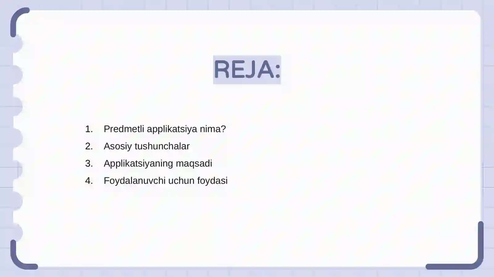 Predmetli applikatsiya 2