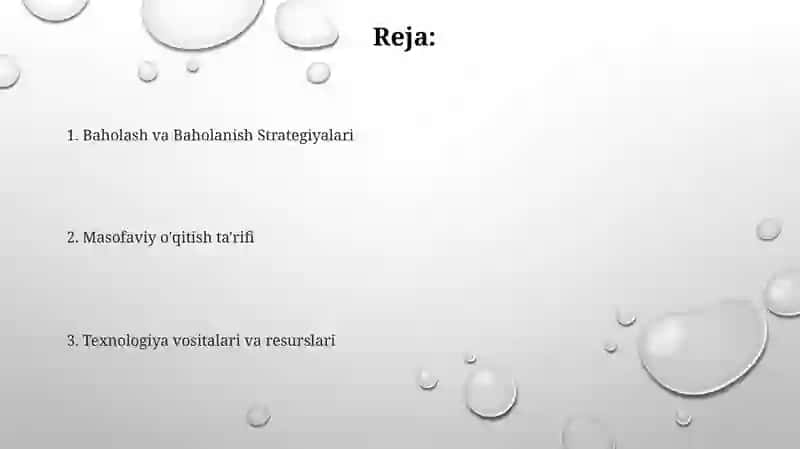 Masofaviy ta'lim texnologiyalari asosida o'qitish metodikasi 2