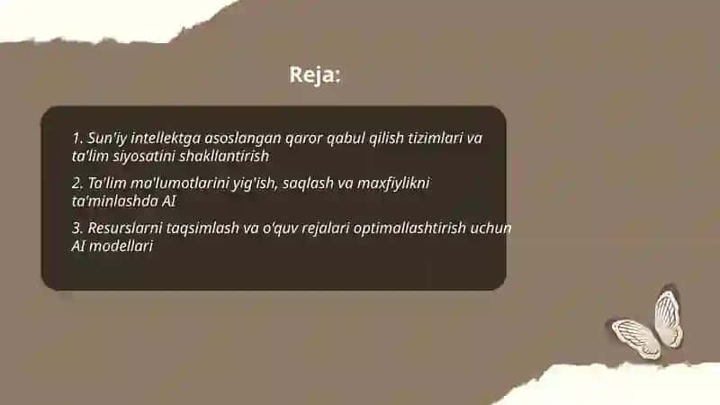 Ta'lim tizimini boshqarishda sun‘iy intellektdan foydalanish 2
