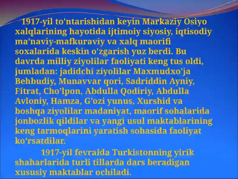 Xalq ta'limi tarixi 2