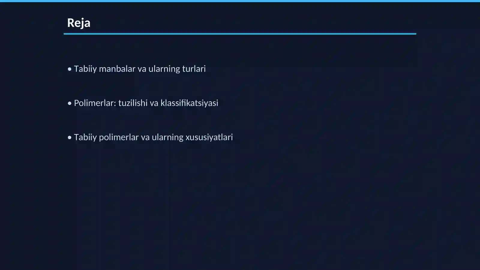 Tаbiiy mаnbаlаrdаn pоlimеrlаr оlish vа ulаrni fizik-kimyoviy хususiyatlаrini o‘rgаnish 2