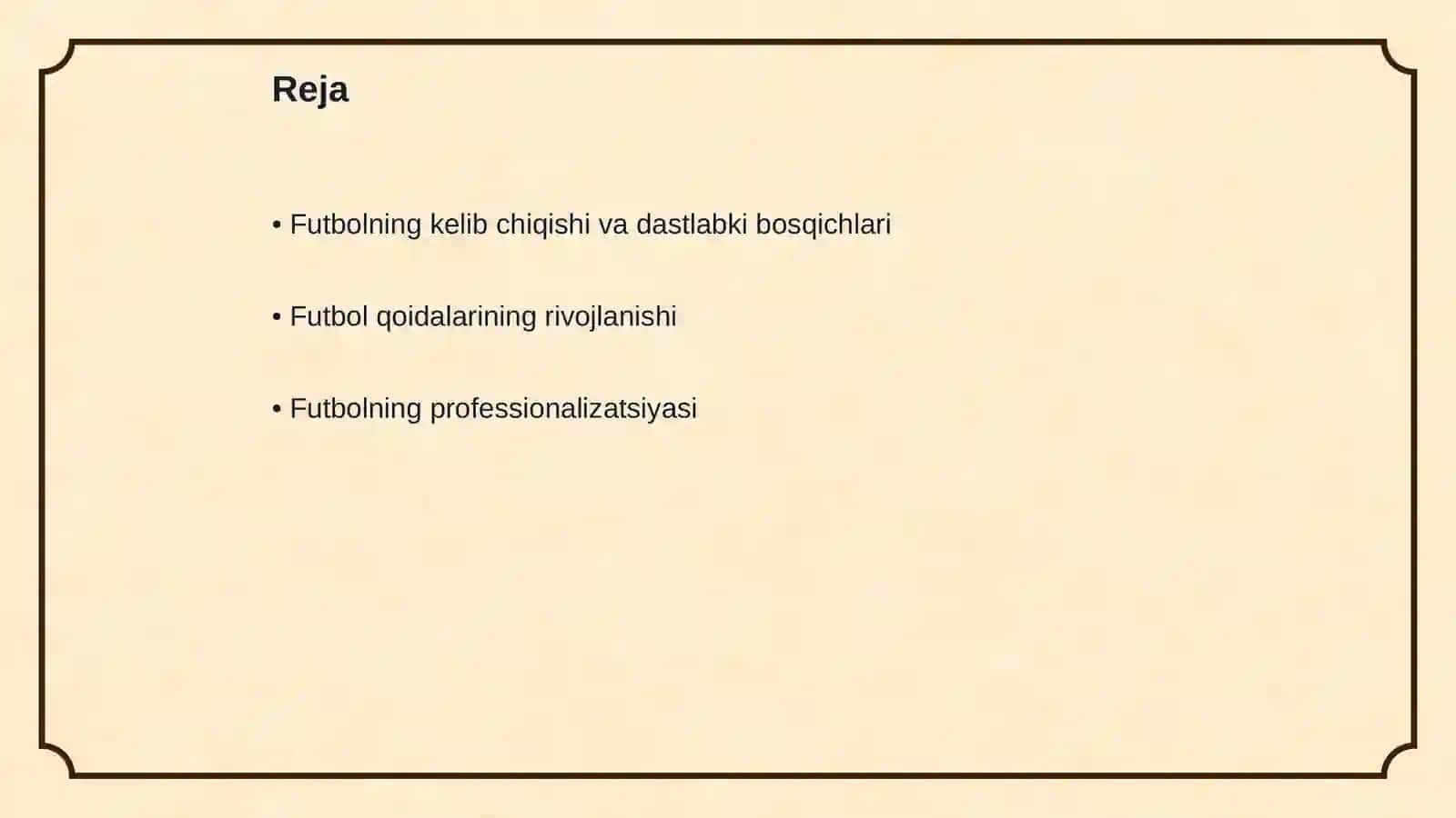 Futbolning taraqqiyot bosqichlari 2