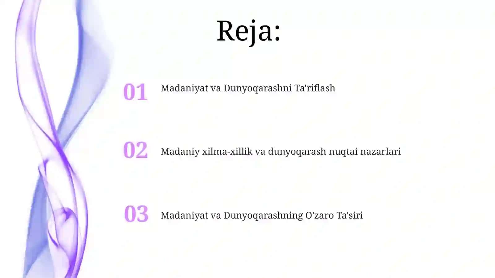 Inson madaniyati va dunyoqarashi 2