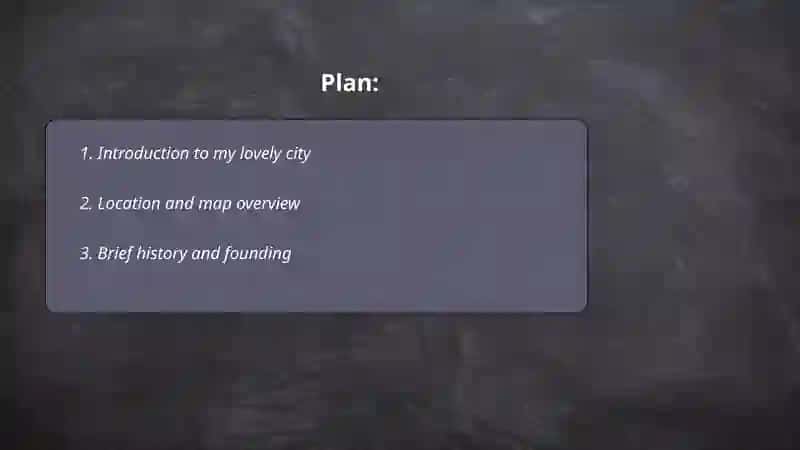 Presentation My lovely city 2