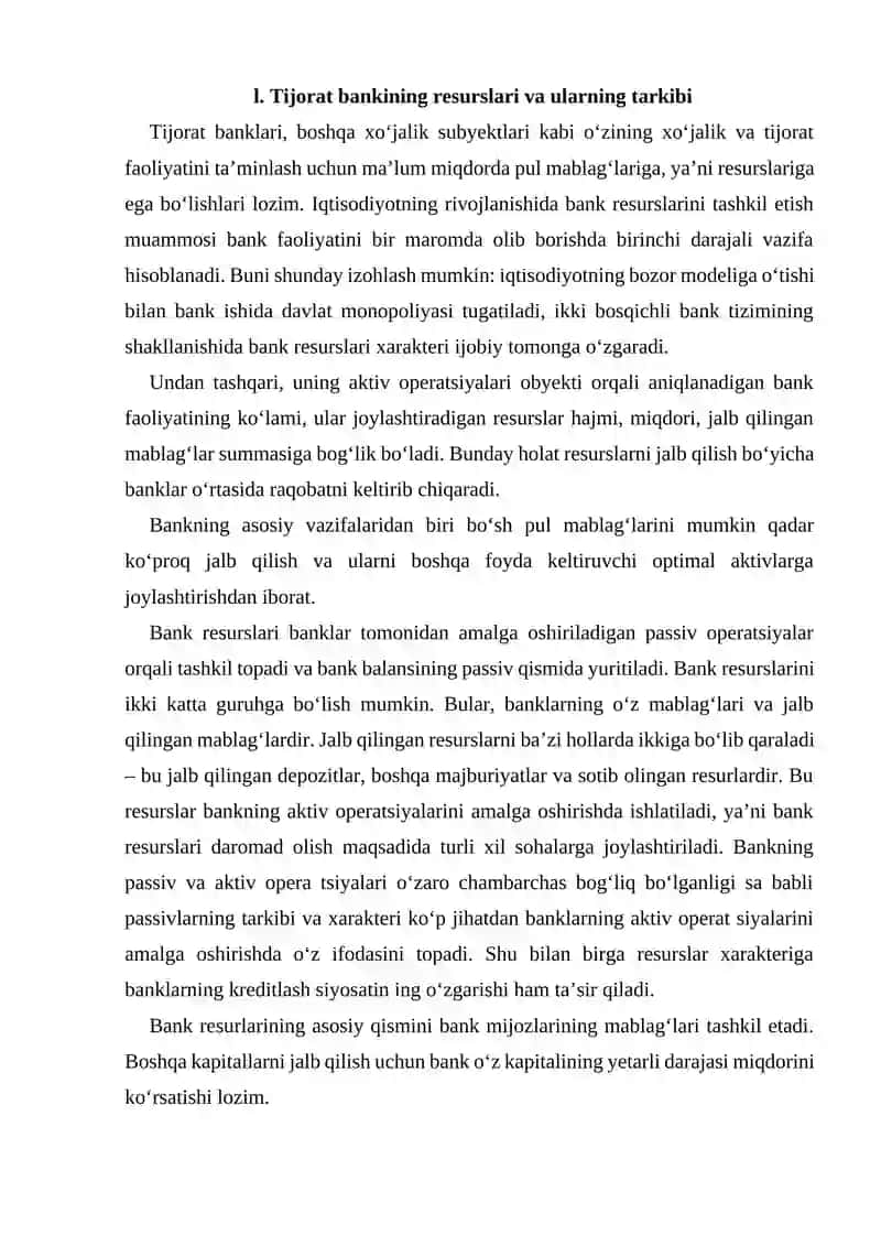 Tijorat banklarining schotlari 2