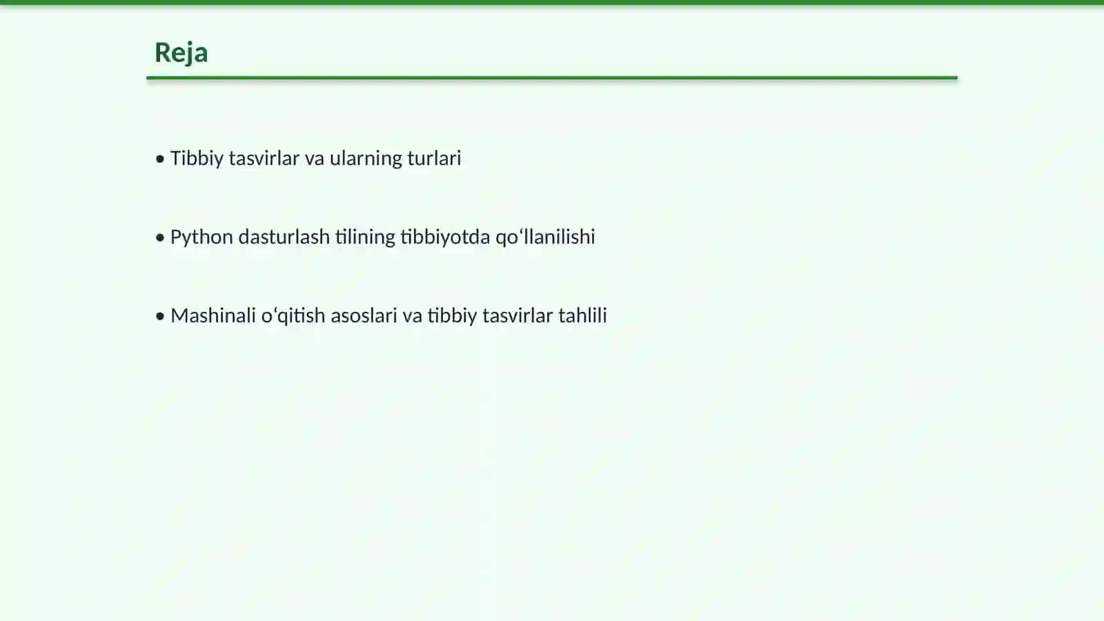Python va mashinali o‘qitish asosida tibbiy tasvirlarni tahlil qilish 2
