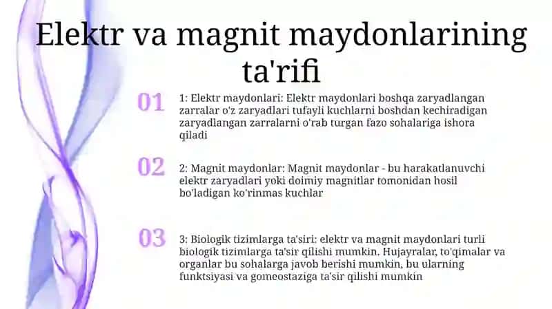 Elektr Va Magnit Maydoni.Organizm Turli Toqima Va Suyuqliklariga Elektr Va Magnit Maydon Tasiri 2