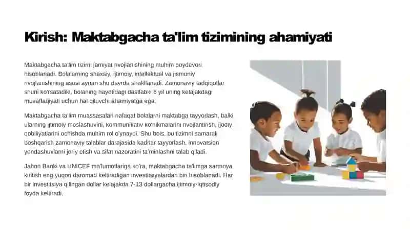 Zamonaviy pedagogik yondashuv asosida tashkil etilgan kompleks tadqiqot 2